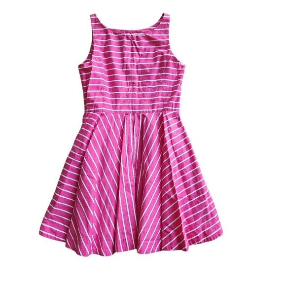 Polo Ralph Lauren Dress Girls 16 Fit and Flare Sundress Striped Cotton - Picture 1 of 5